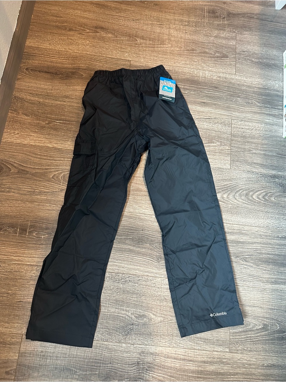 NWT’s Columbia Youth Medium (10-12) Black Waterproof Rain Pants